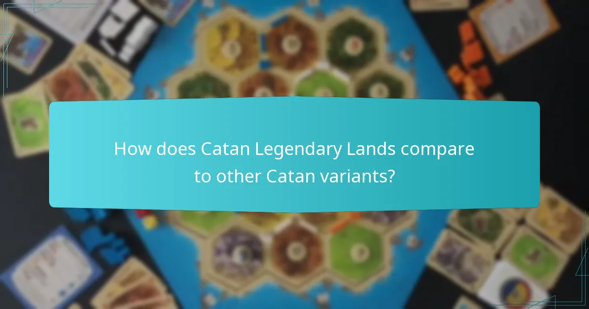 How does resource diversity work in Catan Legendary Lands?
