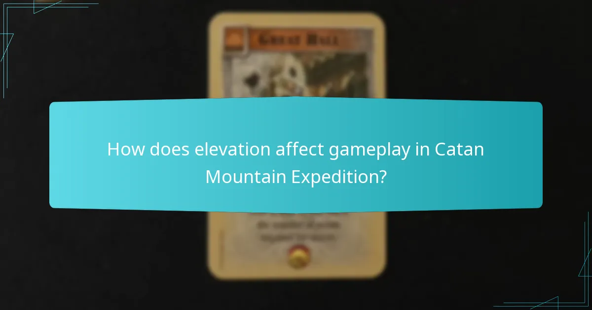 What are the unique resource distributions in Catan Mountain Expedition?