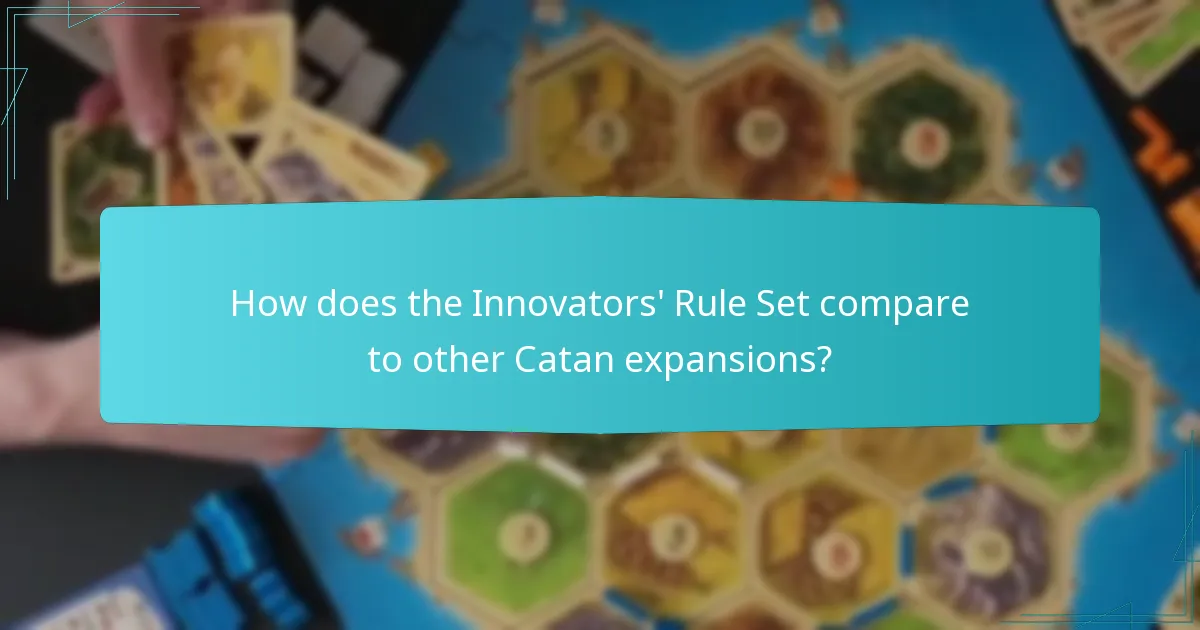 How does the Innovators’ Rule Set enhance player engagement?