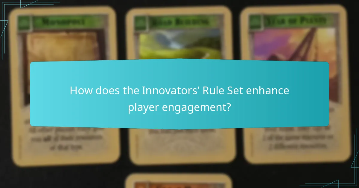 What are the advantages of using the Innovators’ Rule Set?