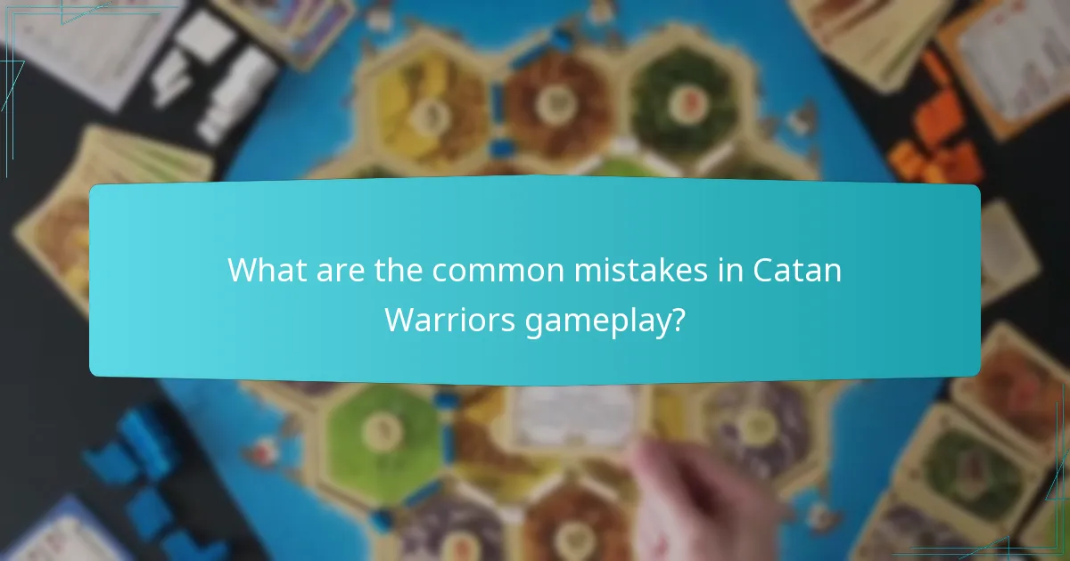 Which variants of Catan Warriors affect gameplay?