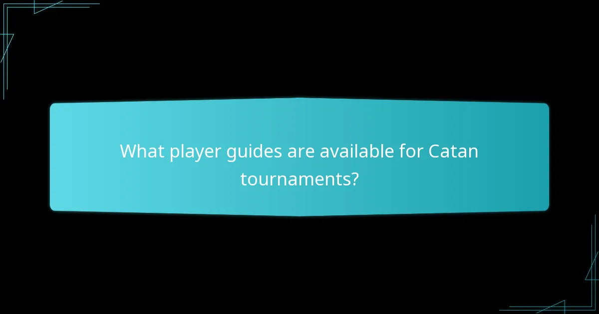 Which Catan variants are suitable for tournaments?